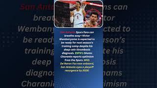San Antonio Spurs fans can breathe easy—Victor Wembanyama is expected to be ready for next season’s
