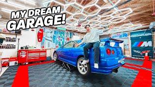 I Built My Dream Garage! *INSANE TRANSFORMATION*