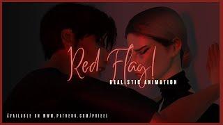 Realistic animation pack FREE (Sims 4) Red flag