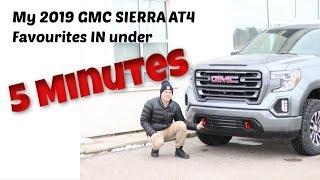 My 2019 GMC Sierra AT4 Favs in UNDER 5 Mins !!!!