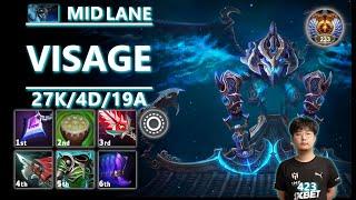 7.36c Visage Mid Lane | Pos 2 Visage SEPULCHRE Facet by 423 | Dota 2 Immortal Gameplay