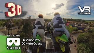 Immersive 3D VR180 Experience Booster Bike - 8K onride POV Motorcycle Epic VR Roller Coaster