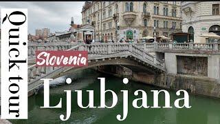 Three Bridges, Dragon Bridge & Castle quick tour #trip #2022 #ljubljana