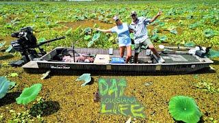 Louisiana Marsh Madness! We Never Know What We'll Catch!