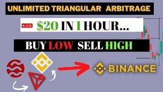 I Made Triangular Arbitrage On Binance So Easy - Earn 20$ Profit in an Hour