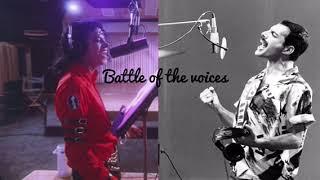 Michael Jackson Vs Freddie Mercury Acapella studio vocals