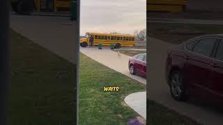 Dog walks their daughter to school bus everyday 