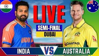 India vs Australia, Semifinal | Live Cricket Match | IND vs AUS | Champions Trophy | AUS Batting