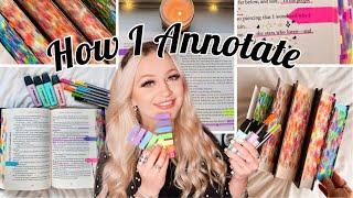 HOW I ANNOTATE MY BOOKS  my annotating system + tips for beginners