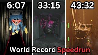 Poppy Playtime: Chapter 1,2,3-World Record Speedrun(Glitchless)