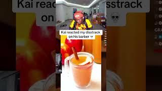 Kai cenat reacted to Yuno Miles Diss on his barber  #yunomiles #kaicenat