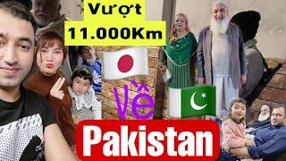 #102Hành trình 11.000 Km từ Nhật về quê chồng PakistanRớt nc mắt khi gặp gđ Chồng️