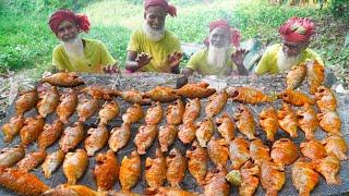 LEMON Fish BBQ - 30 KG Tilapia Fish Processing, Cutting & Making Delicious BBQ for Old Age People