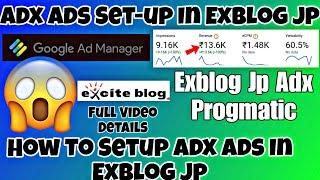 Adx Ads Set-up On Exblog Jp | Alright Adx SetUp In Exblog Jp