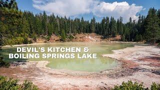 Devil's Kitchen & Boiling Springs Lake in Lassen Volcanic National Park