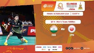 SELBATC2024 | India v Japan | Quarterfinals | Men's Team | Live