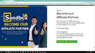 How to become a Sandbox VA Affiliate Marketing Partner