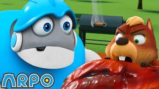 ARPO Cooks a Barbecue Picnic! | 1 HOUR OF ARPO! | Funny Robot Cartoons for Kids!