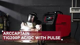 Arccaptain AC DC TIG200P 5-Year Warranty  Aluminum TIG Machine