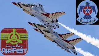 2024 USAF Thunderbirds - Tampa Bay AirFest [FULL DEMO]