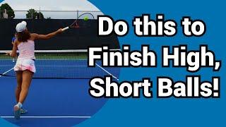 How to attack high short balls in tennis