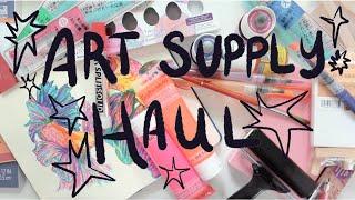 Art Supply Haul!