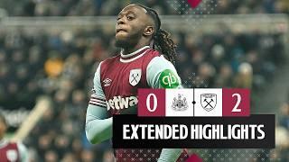 Extended Highlights | Newcastle 0-2 West Ham | Premier League