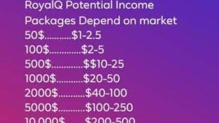 YOU CAN MAKE $5 TO $100 ON DAILY BASIS USING ROYAL Q  ROBOT