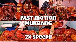 Fast eating challenge ASMR!!!!  #mukbang