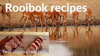 The Best Venison Recipes | Impala - Rooibok | Xman and Co