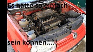 VW Golf IV 1,4 16V vom Zündungsproblem zum Motorschaden #VW #golfmk4 #mechanic #repair