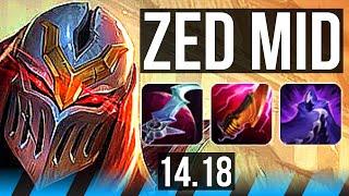 ZED vs HWEI (MID) | 11/0/2, 69% winrate, Legendary | EUW Master | 14.18