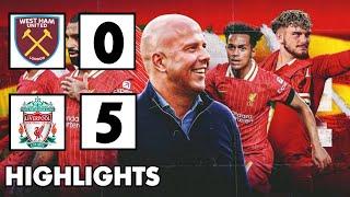 Liverpool Dominates West Ham 5-0 | Premier League Live Score & Match Recap (eFootball Pes21)