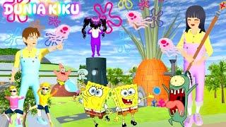 Yuta Mio Panik Plankton Raksasa Ke Kota Sakura Curi Resep KrabbyPatty | SAKURA SCHOOL SIMULATOR