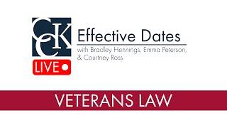 VA Effective Dates