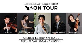 YCA on Tour Live from The Morgan Library & Museum