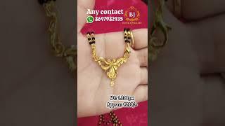 light weight gold mangalsutra pendent design #ytshorts #banikjewellers #mangalsutra #goldpendant #yt