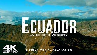 [4K] ECUADOR 2024  1 Hour Drone Aerial Relaxation Film | Quito South America