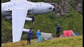 Thrill Seekers: F-35s & F-15s Soaring Through the Mach Loop!