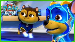 ¡Los Mighty Pups Super Paws contra los Supergatitos! - Compilación de PAW Patrol Episodio Español