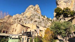 Moustiers Sainte Marie par le sentier de la chaîne