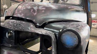 CONVICT - 1949 Gmc flatbed build part 4 - faux patina paint