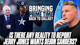 Cowboys Have Reached Out To Deion Sanders For Their Head Coaching Vacancy... | Pat McAfee Show