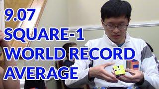 [Former WR] 9.07 Square-1 World Record Average by Brandon Lin