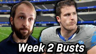 Roasting the Fantasy Football Busts of Week 2 - Busts Anonymous 2024