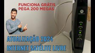 Atualizaçao da internet via satelite 2024