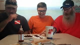 Trying Buc-ees beef jerky with modest reviews and famous anchor dive brothers.