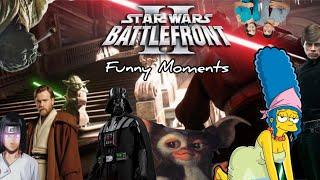 Battlefront 2 Funny Moments - Yoda Skits, Glitches and more!