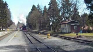 Harzer Smalspurbahnen / Rangieren mit Rollbockwagen in Drei Annen Hohne (2010)