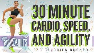 30 Minute Cardio, Speed, and Agility Workout! NO EQUIPMENT! Burn 350 Calories!* Sydney Cummings